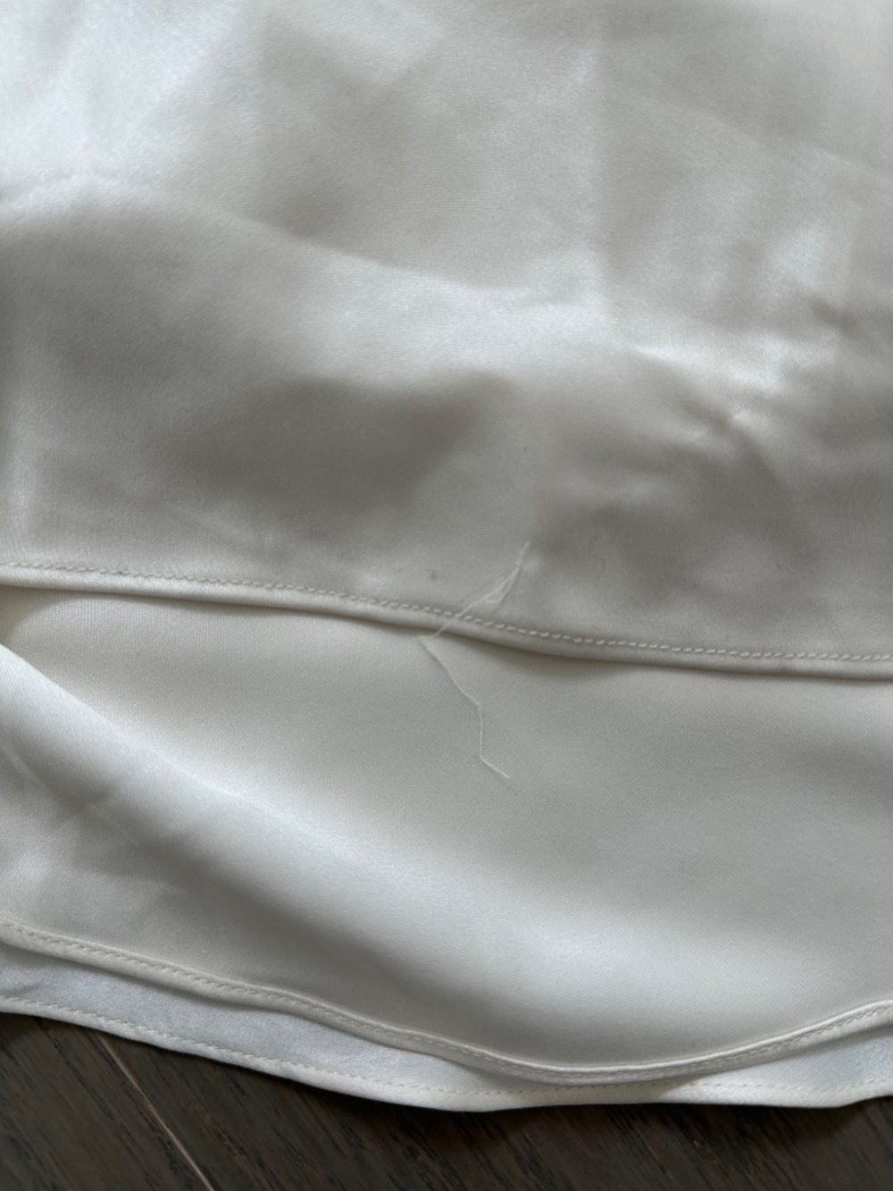 Reformation Arianwen Satin Gown Dress Wedding Bridal Fior Di Latte 2 - w/ tags - Picture 6 of 16